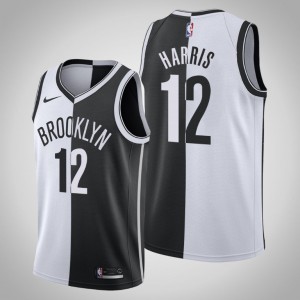 Joe Harris Brooklyn Nets Men's #12 Split Jersey - White Black 942684-433