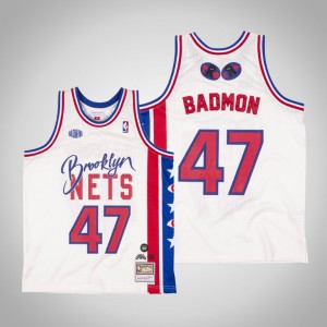 Joey Badass Brooklyn Nets Badmon Men's #47 NBA Remix Jersey - White 461702-362