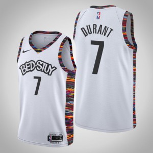 Kevin Durant Brooklyn Nets 2019-20 Men's #7 City Jersey - White 642299-183