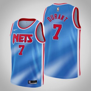Kevin Durant Brooklyn Nets 2020-21 Men's #7 Hardwood Classics Jersey - Blue 640320-549