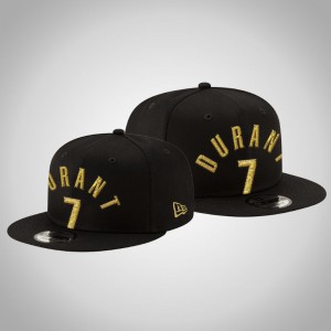Kevin Durant Brooklyn Nets Player Men's #7 Golden Logo Hat - Black 724732-522