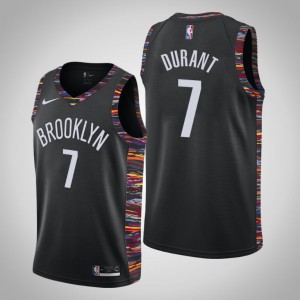 Kevin Durant Brooklyn Nets Men's #7 City Jersey - Black 286660-733