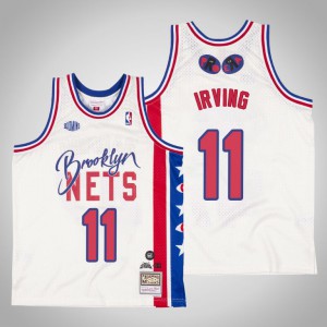 Kyrie Irving Brooklyn Nets Joey Badass x BR Remix Men's #11 NBA Remix Jersey - White 992779-357