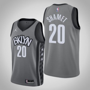 Landry Shamet Brooklyn Nets 2020-21 Men's #20 Statement Jersey - Gray 998974-764