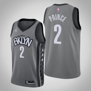 Taurean Prince Brooklyn Nets 2020-21 Men's #2 Statement Jersey - Gray 329109-393