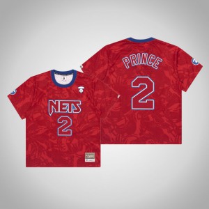 Taurean Prince Brooklyn Nets Swingman Hardwood Classics Men's #2 AAPE x Mitchell Ness Jersey - Red 512818-502