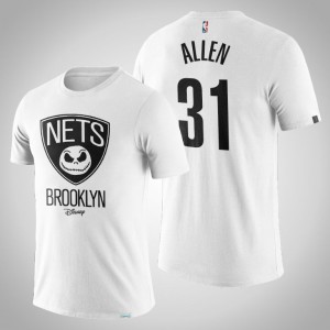Jarrett Allen Brooklyn Nets Postseason Men's #31 Disney X NBA Mascot Crossover T-Shirt - White 940745-756