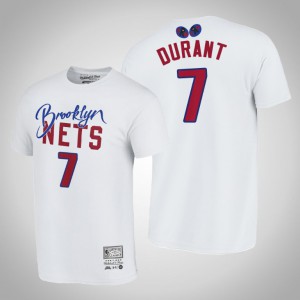 Kevin Durant Brooklyn Nets Joey Badass x BR Remix HWC Limited Edition Men's #7 NBA Remix T-Shirt - White 466422-818