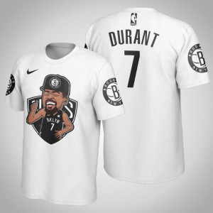 Kevin Durant Brooklyn Nets Men's #7 Player Graphic T-Shirt - White 680709-464