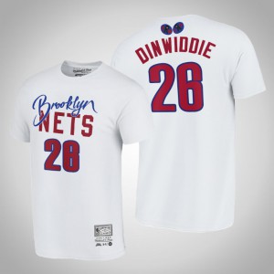 Spencer Dinwiddie Brooklyn Nets Joey Badass x BR Remix HWC Limited Edition Men's #26 NBA Remix T-Shirt - White 332142-199