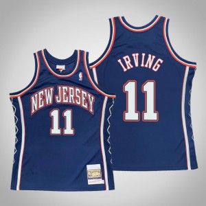 Kyrie Irving Brooklyn Nets 2006-07 Throwback Authentic Men's #11 Hardwood Classics Jersey - Blue 358248-158