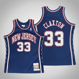 Nicolas Claxton Brooklyn Nets 2006-07 Throwback Authentic Men's #33 Hardwood Classics Jersey - Blue 750278-491