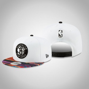 Brooklyn Nets NBA 2020 Season 9FIFTY Snapback Adjustable Men's Earned Hat - White 544870-568