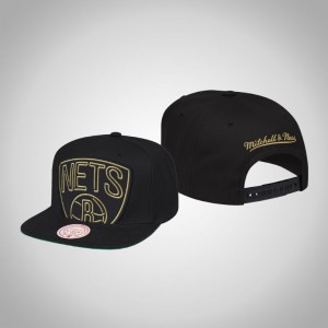 Brooklyn Nets Snapback Men's Crop Neon XL Hat - Black 199196-614