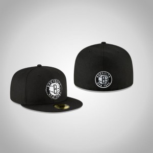 Brooklyn Nets 59FIFTY Fitted Men's Pixel Hat - Black 524763-445