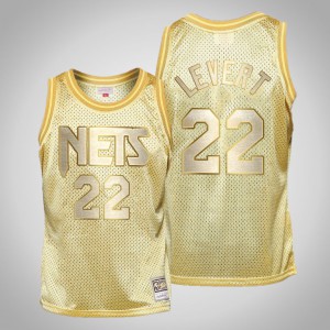 Caris LeVert Brooklyn Nets Limited Edition Men's #22 Midas SM Jersey - Gold 860550-908