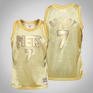 Kevin Durant Brooklyn Nets Limited Edition Men's #7 Midas SM Jersey - Gold 311117-586