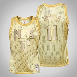 Kyrie Irving Brooklyn Nets Limited Edition Men's #11 Midas SM Jersey - Gold 454681-869