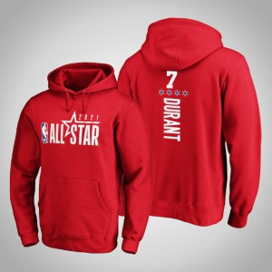 Kevin Durant Brooklyn Nets Men's #7 2021 NBA All-Star Hoodie - Red 217152-768