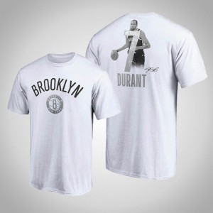 Kevin Durant Brooklyn Nets In the Key Men's #7 Player Graphic T-Shirt - White 753828-376
