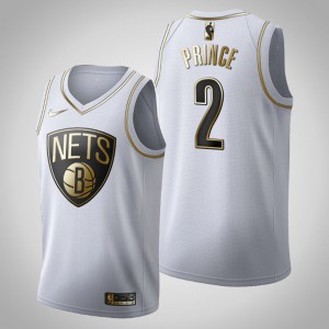Taurean Prince Brooklyn Nets Men's #2 Golden Edition Jersey - White 976529-747