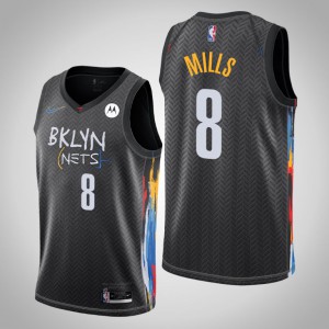 Patty Mills Brooklyn Nets Men's City Edition Jersey - Black 446045-913