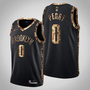 Reggie Perry Brooklyn Nets Real Python Skin 2021 Exclusive Edition Men's Retro Limited Jersey - Black 101232-973