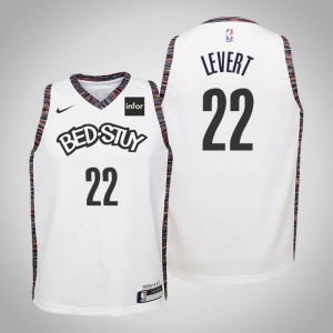 Caris LeVert Brooklyn Nets 2020 Season Youth #22 City Jersey - White 552380-518