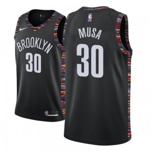 Dzanan Musa Brooklyn Nets NBA 2018-19 Edition Youth #30 City Jersey - Black 659765-167