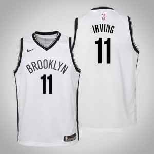 Kyrie Irving Brooklyn Nets Youth #11 Association Jersey - White 263334-804